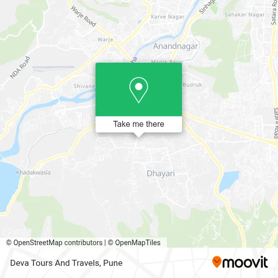 Deva Tours And Travels map
