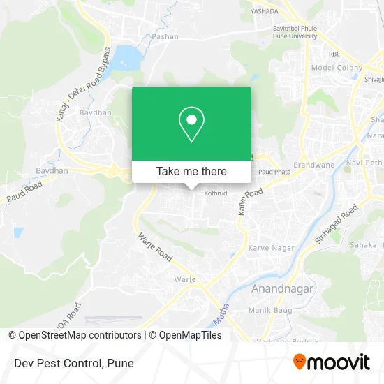 Dev Pest Control map