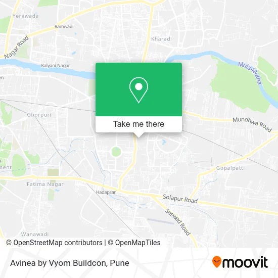 Avinea by Vyom Buildcon map