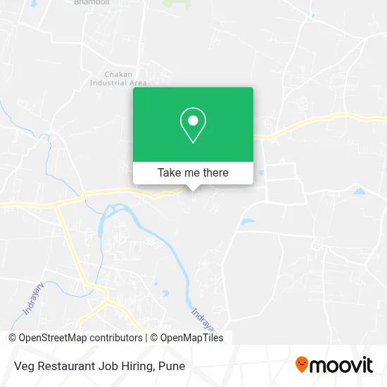 Veg Restaurant Job Hiring map