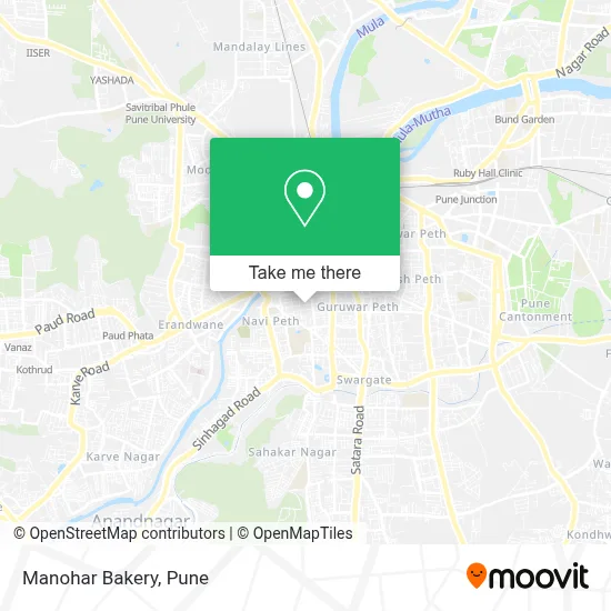 Manohar Bakery map