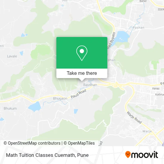 Math Tuition Classes Cuemath map