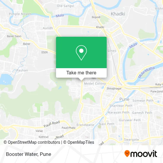 Booster Water map