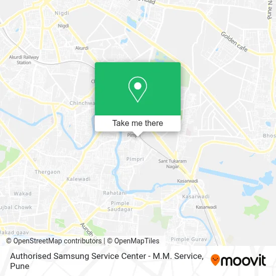 Authorised Samsung Service Center - M.M. Service map