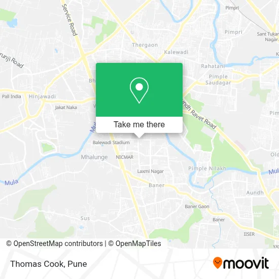 Thomas Cook map