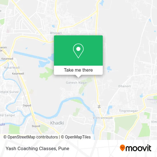 Yash Coaching Classes map