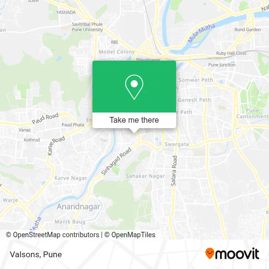 Valsons map