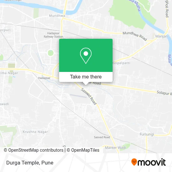 Durga Temple map