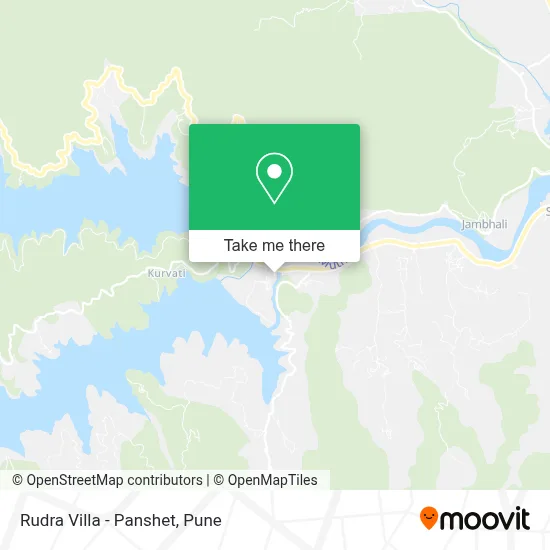 Rudra Villa - Panshet map