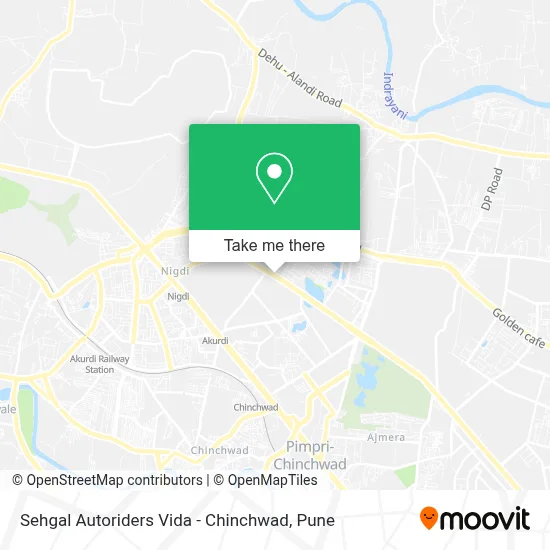 Sehgal Autoriders Vida - Chinchwad map
