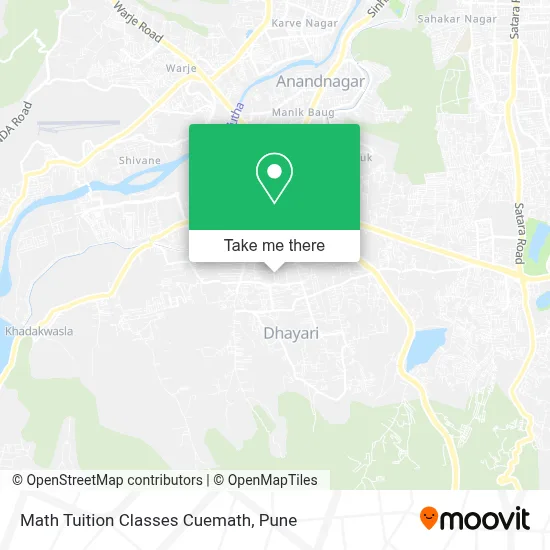 Math Tuition Classes Cuemath map