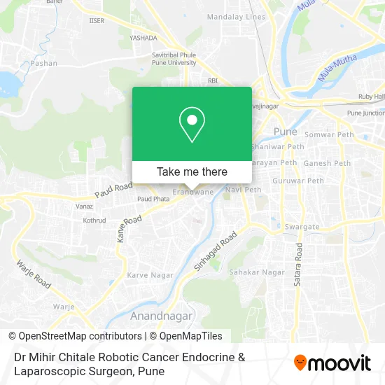Dr Mihir Chitale Robotic Cancer Endocrine & Laparoscopic Surgeon map