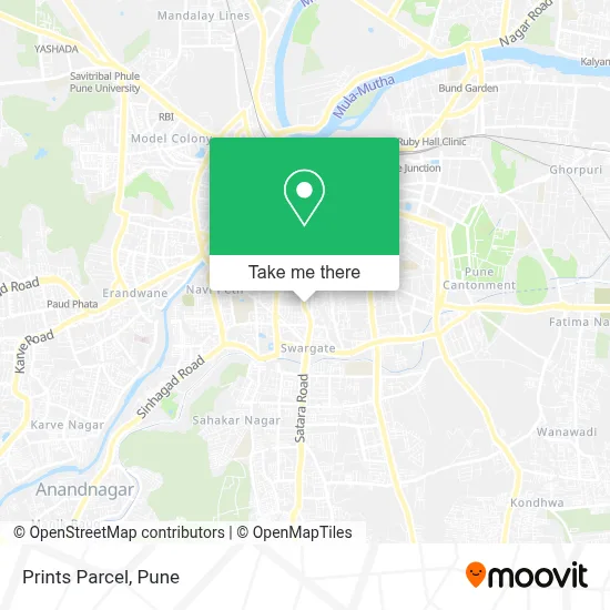 Prints Parcel map