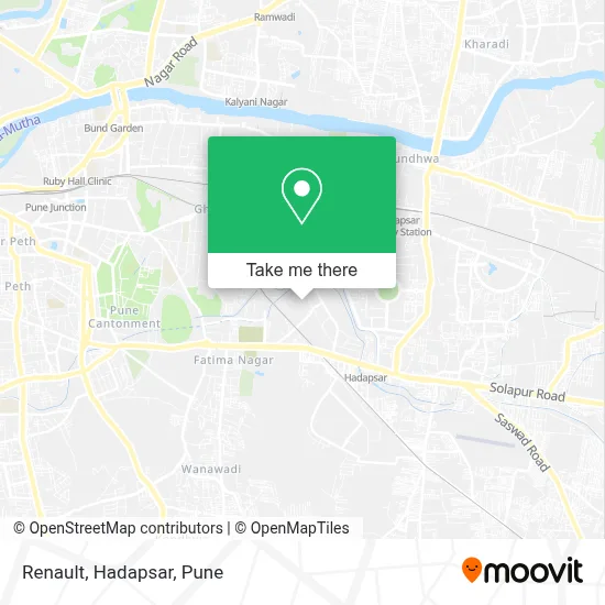 Renault, Hadapsar map