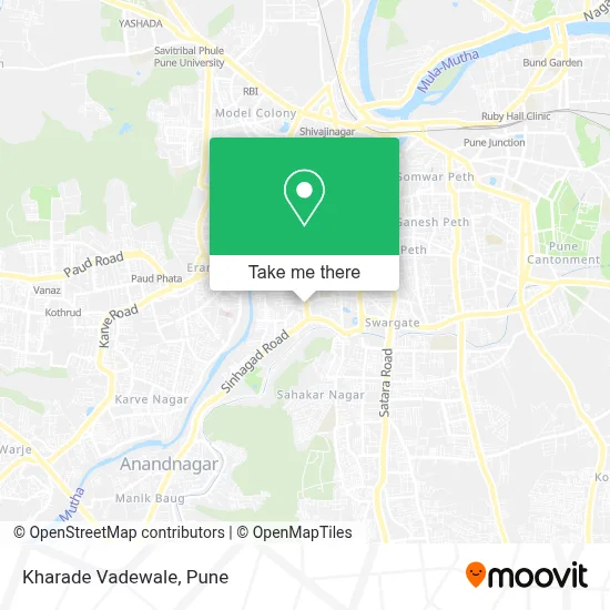 Kharade Vadewale map