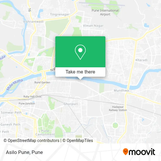 Asilo Pune map