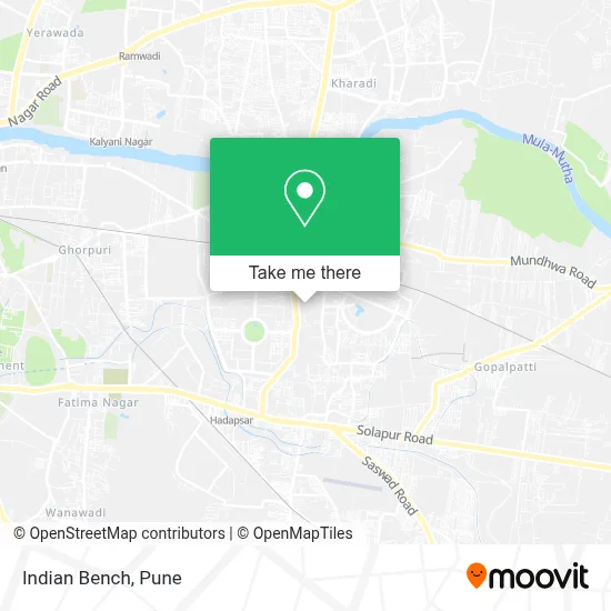 Indian Bench map
