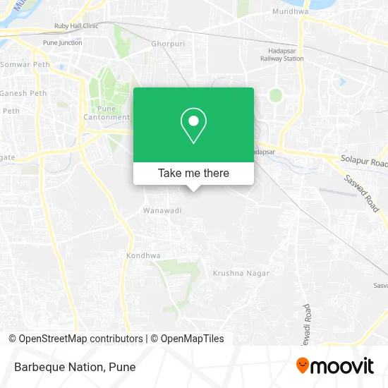 Barbeque Nation map