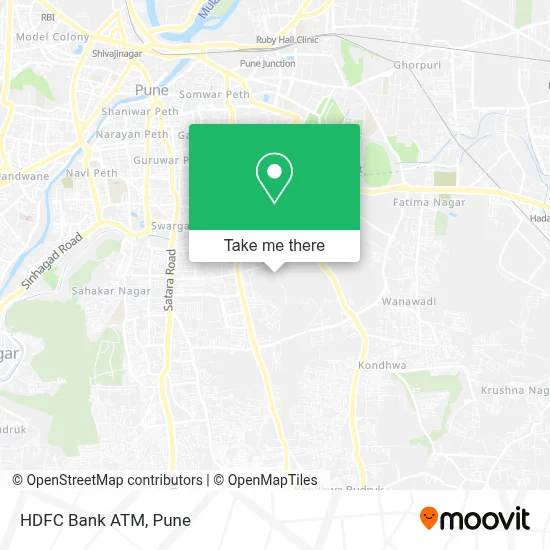 HDFC Bank Atm map