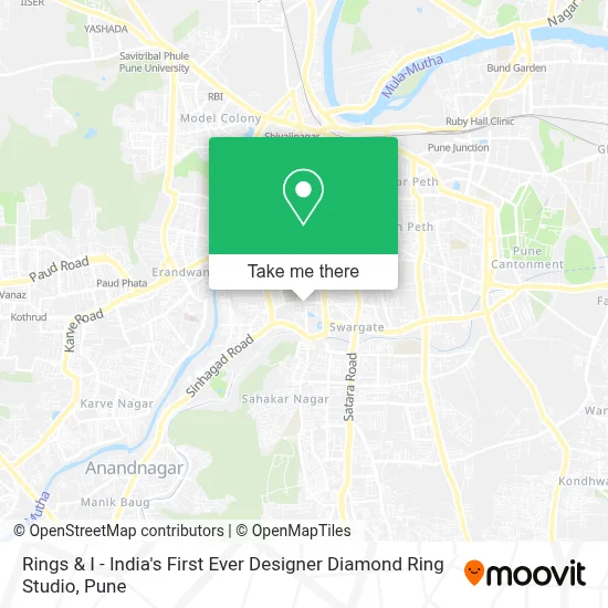 Rings & I - India's First Ever Designer Diamond Ring Studio map