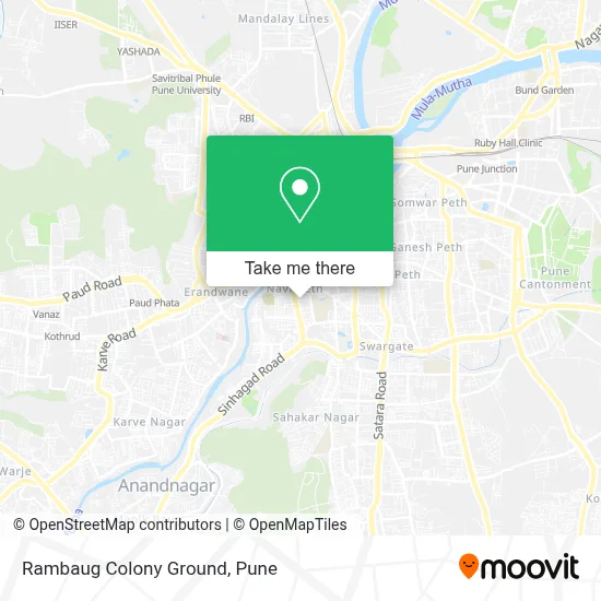 Rambaug Colony Ground map