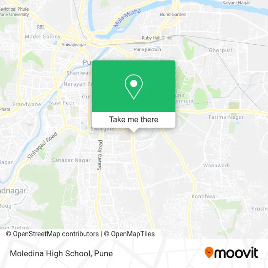 Moledina High School map