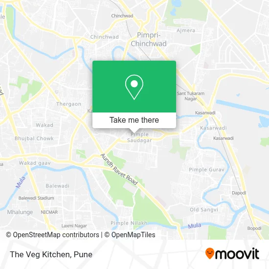 The Veg Kitchen map