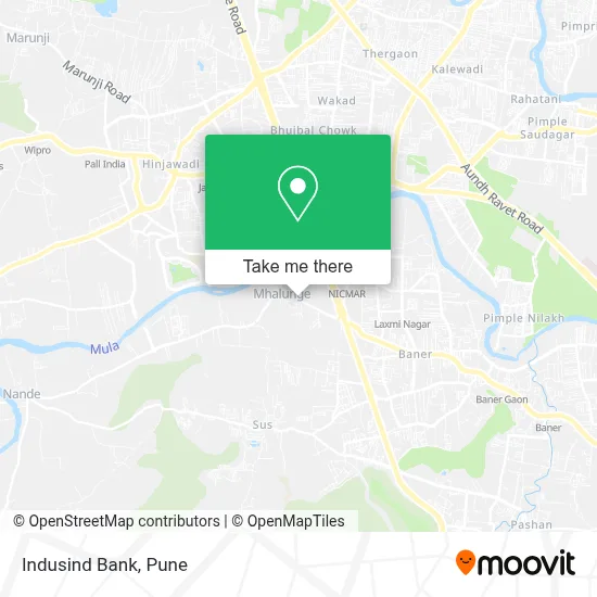 Indusind Bank map