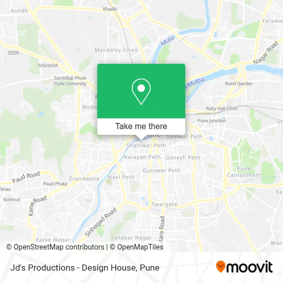 Jd's Productions - Design House map