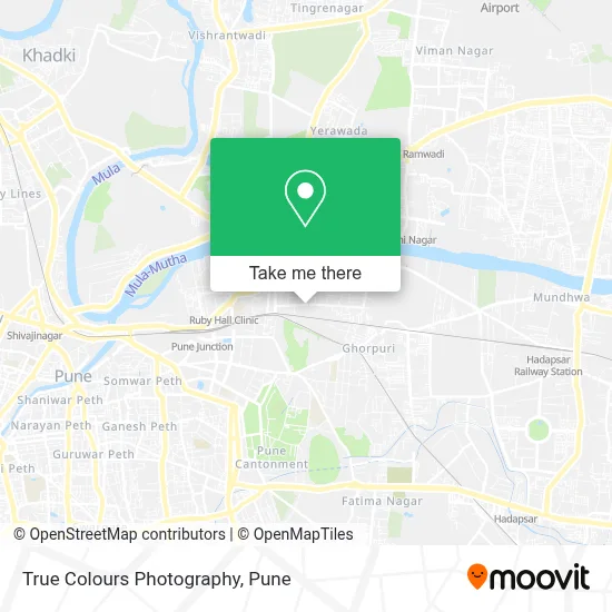 True Colours Photography map