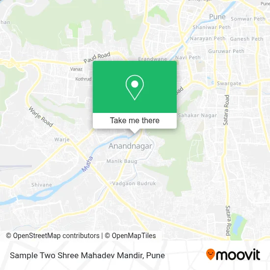 Sample Two Shree Mahadev Mandir map