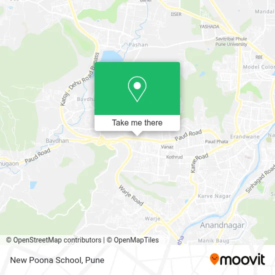 New Poona School map