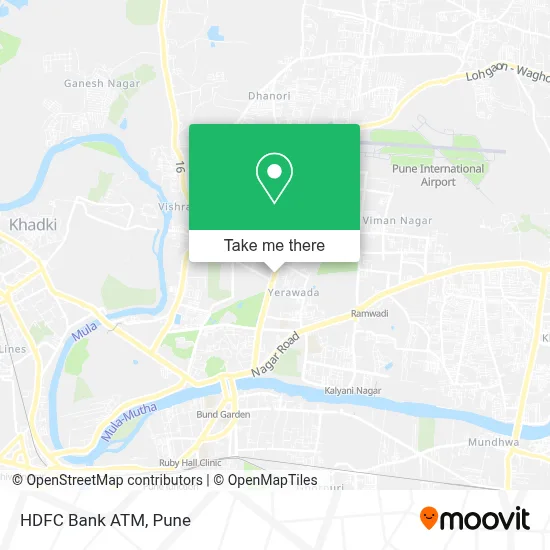 HDFC Bank Atm map