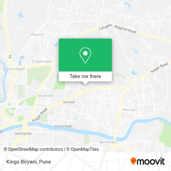 Kings Biryani map