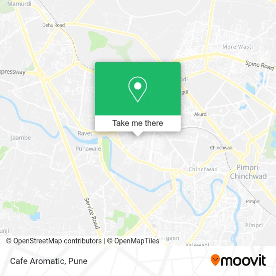 Cafe Aromatic map
