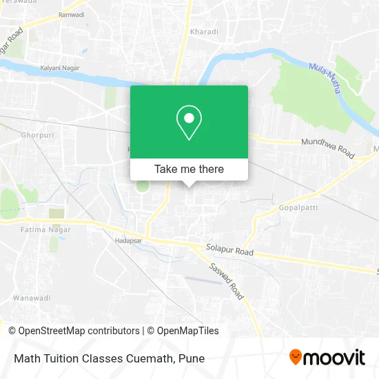 Math Tuition Classes Cuemath map
