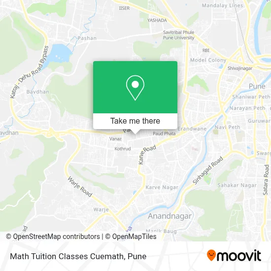 Math Tuition Classes Cuemath map