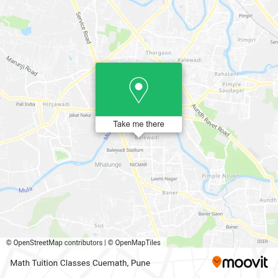 Math Tuition Classes Cuemath map