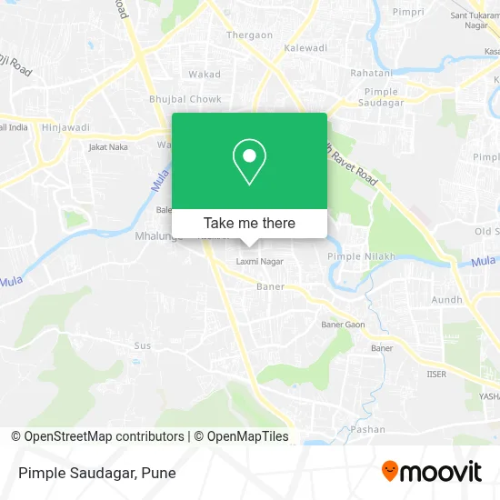 Pimple Saudagar map