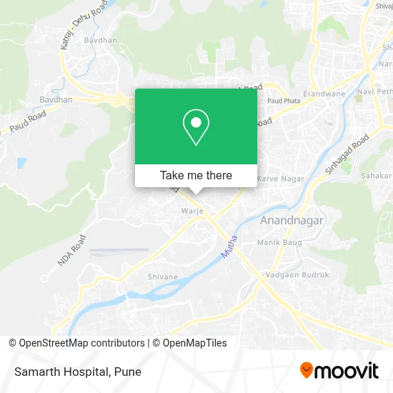 Samarth Hospital map