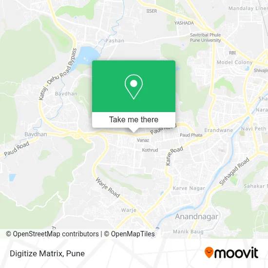 Digitize Matrix map