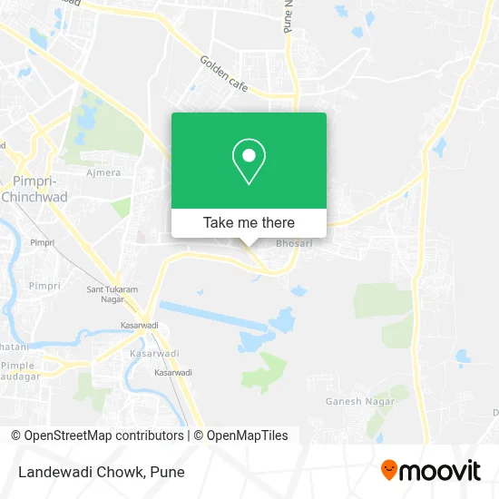 Landewadi Chowk map