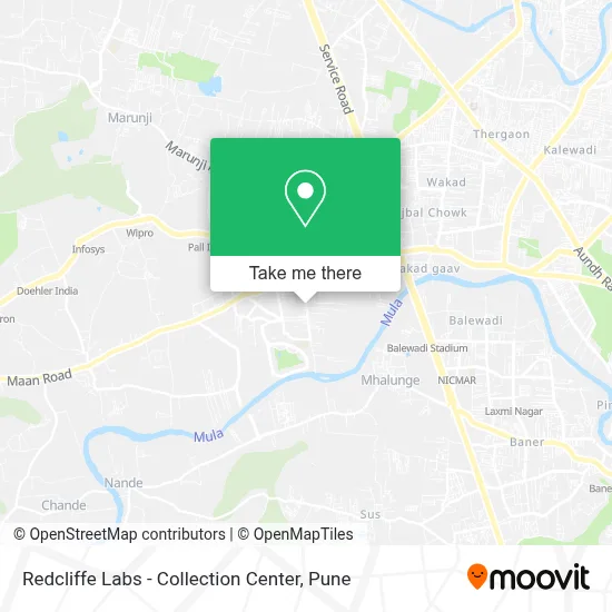 Redcliffe Labs - Collection Center map