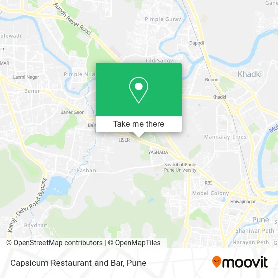 Capsicum Restaurant And Bar map