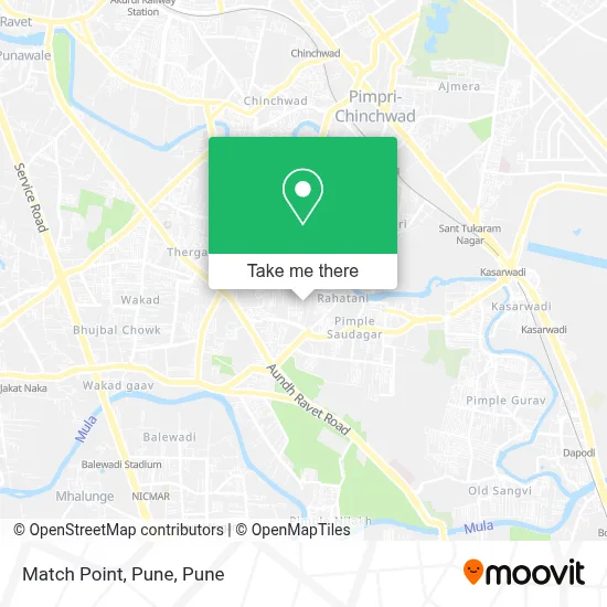 Match Point, Pune map