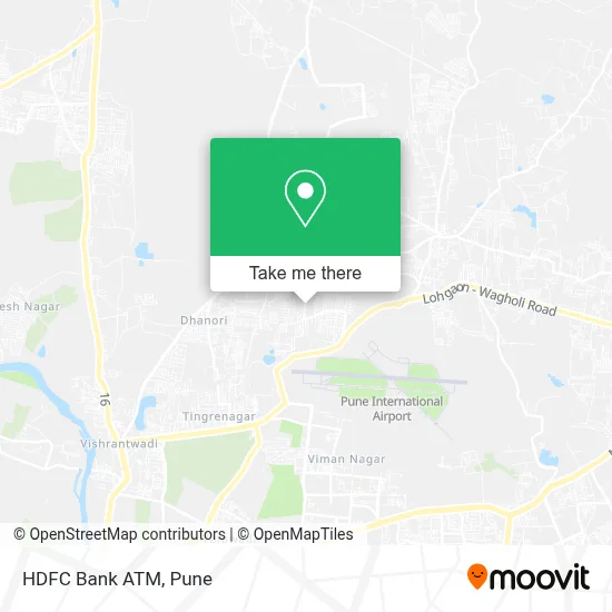 HDFC Bank Atm map