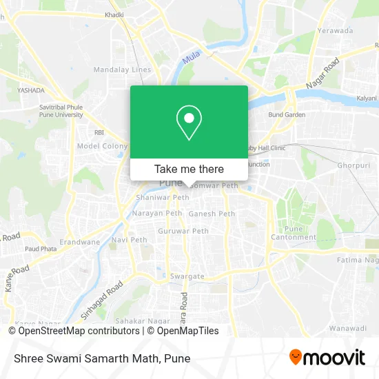 Shree Swami Samarth Math map