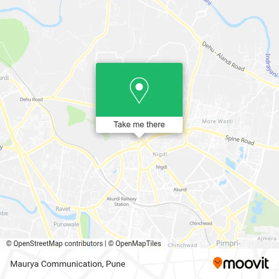 Maurya Communication map