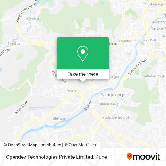 Opendev Technologies Private Limited map