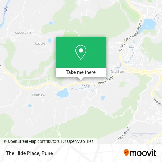 The Hide Place map